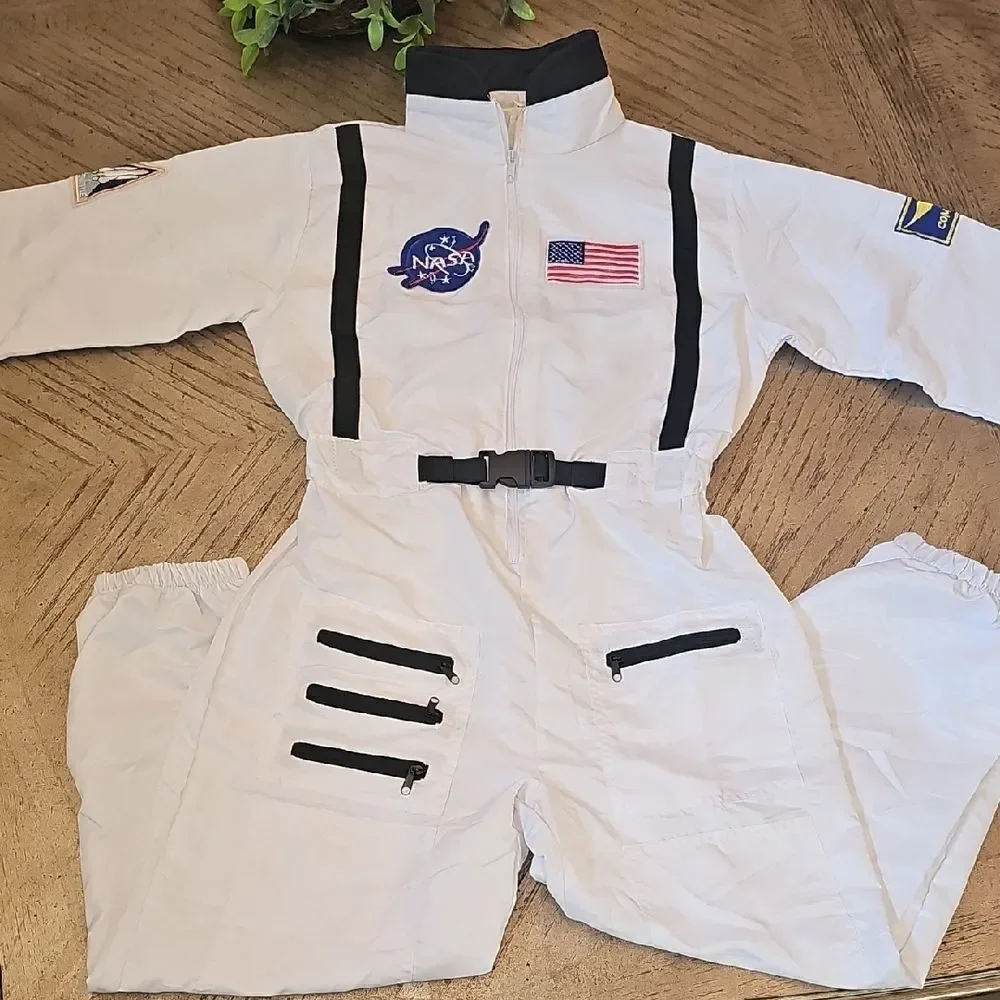 Astronaut Nasa Costume Jumpsuit  8-10
